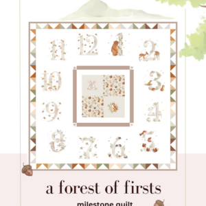 A Forest of Firsts - Milestone Quilt