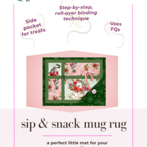 Sip and Snack Mug Rug Pattern